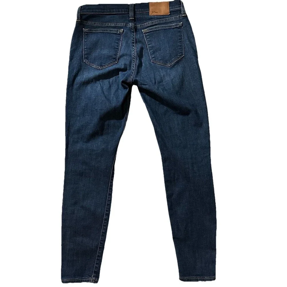 J. Crew Toothpick Jeans Women Size 6 -- 28Wx27.5L  Stretch Mid-Rise Skinny